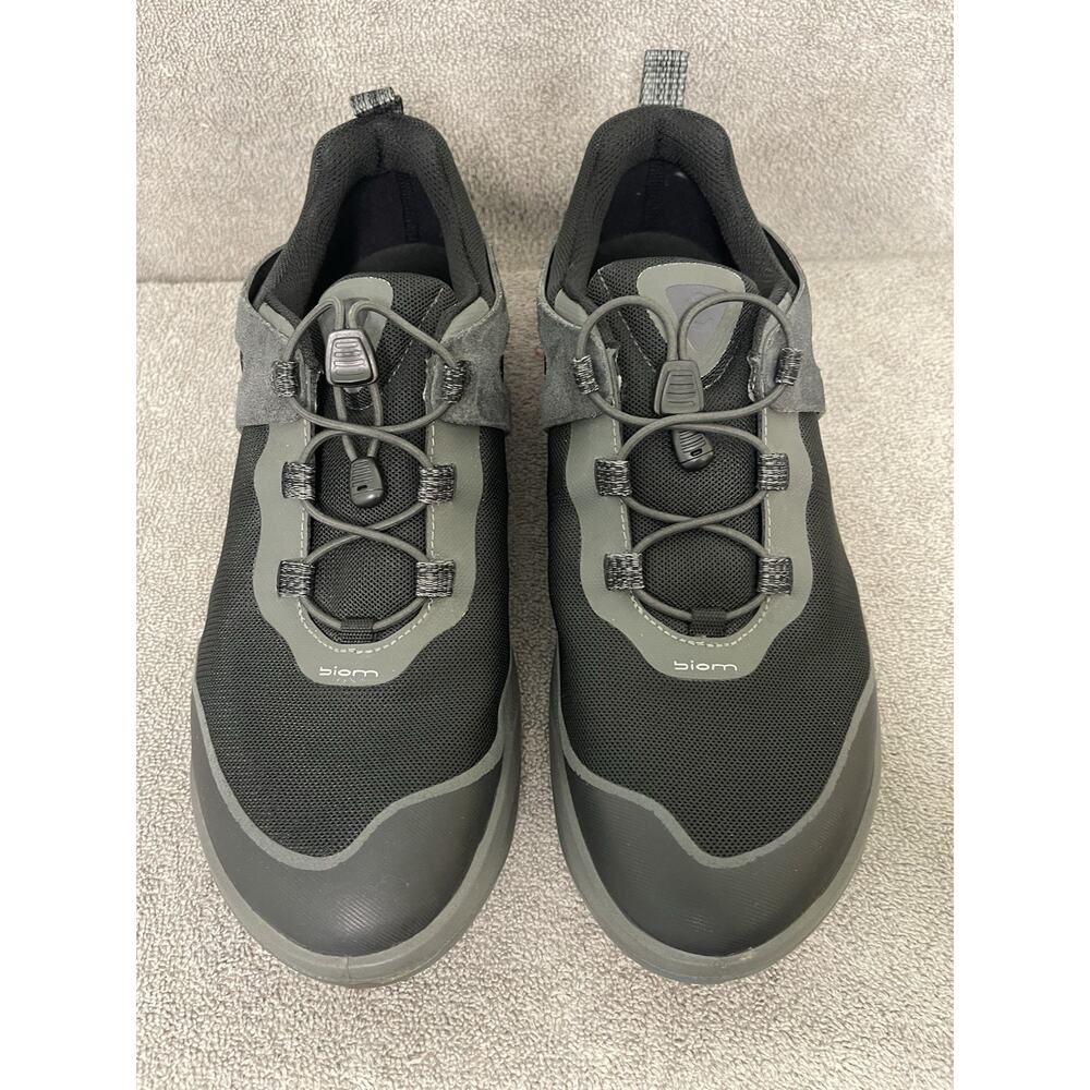 ECCO Biom 2go Shoes Men Size 9 Gray Black Gore-Tex Waterproof Hiking Speed Lace